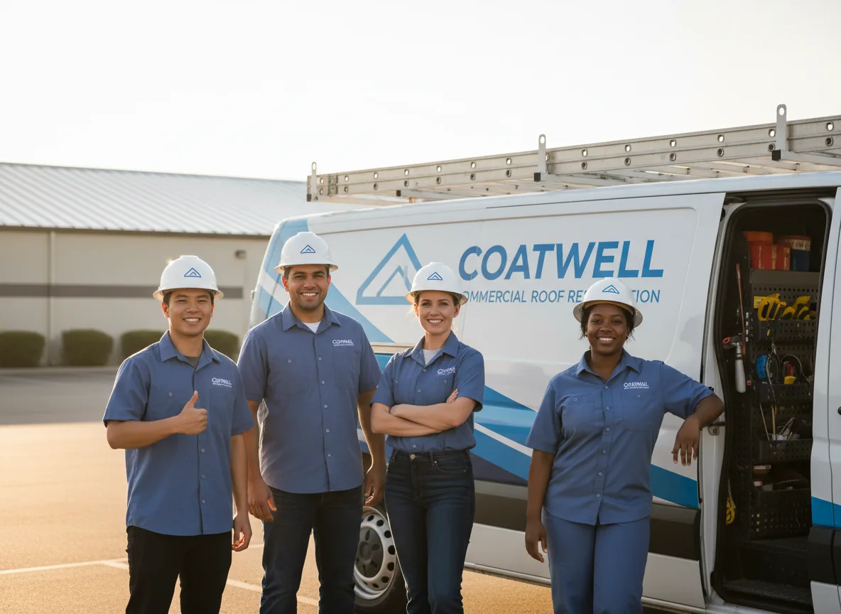 Commercial roof coating company in Holley, NY